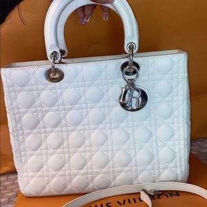 WHITE LARGE LADY DIOR - SOLD 🔴
